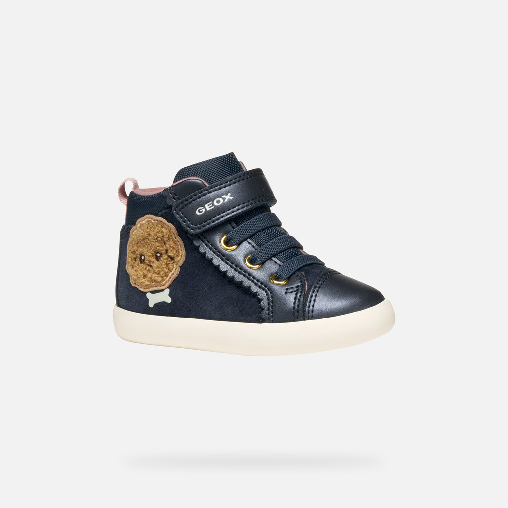 High top sneakers GISLI TODDLER GIRL Dark Navy - image number 2 | GEOX