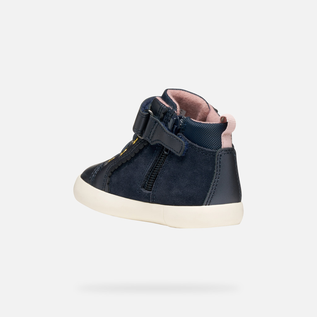 High top sneakers GISLI TODDLER GIRL Dark Navy - image number 3 | GEOX