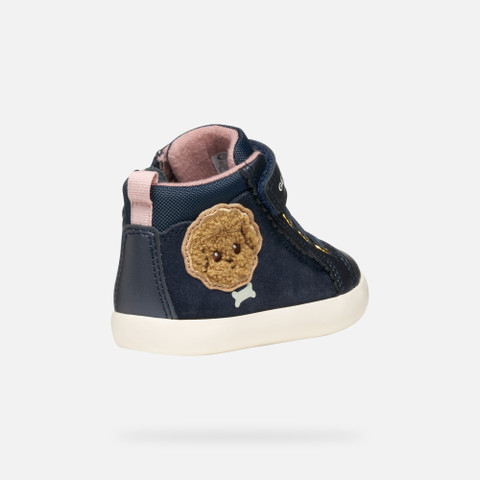 High top sneakers GISLI TODDLER GIRL Dark Navy - image number 4 | GEOX