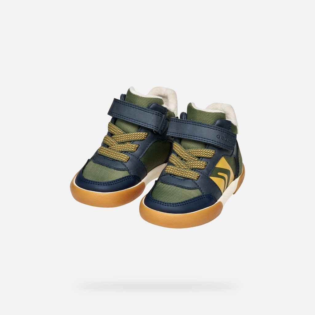 High top sneakers GISLI TODDLER BOY Military/Navy - image number 7 | GEOX