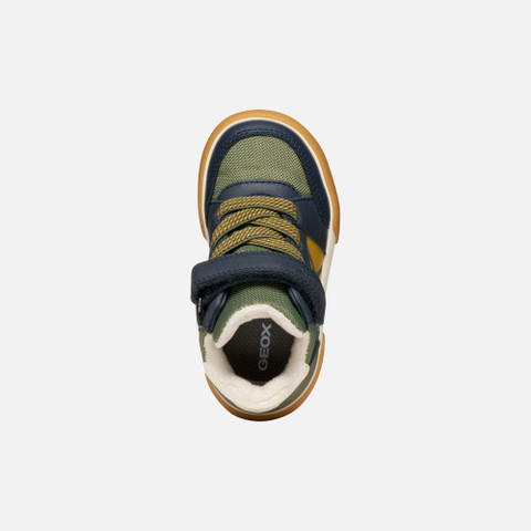 Zapatillas altas GISLI NIÑO PEQUEÑO Verde militar/Azul marino - image number 5 | GEOX
