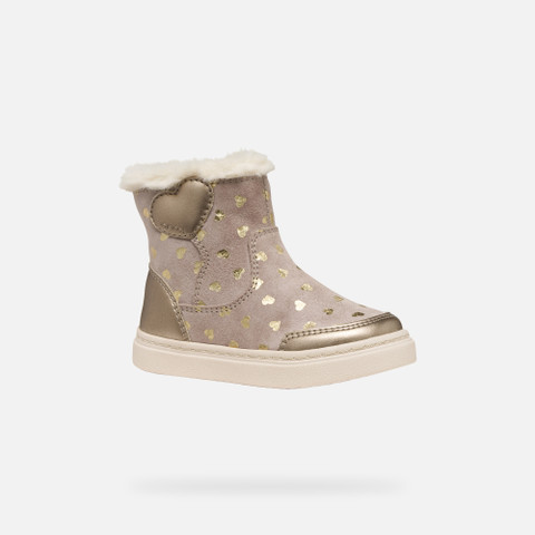 Mid calf boots NASHIK TODDLER GIRL Dark Beige - image number 2 | GEOX