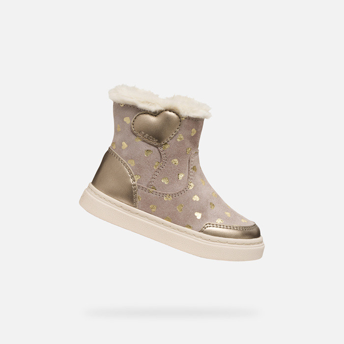 Mid calf boots NASHIK TODDLER GIRL Dark Beige | GEOX