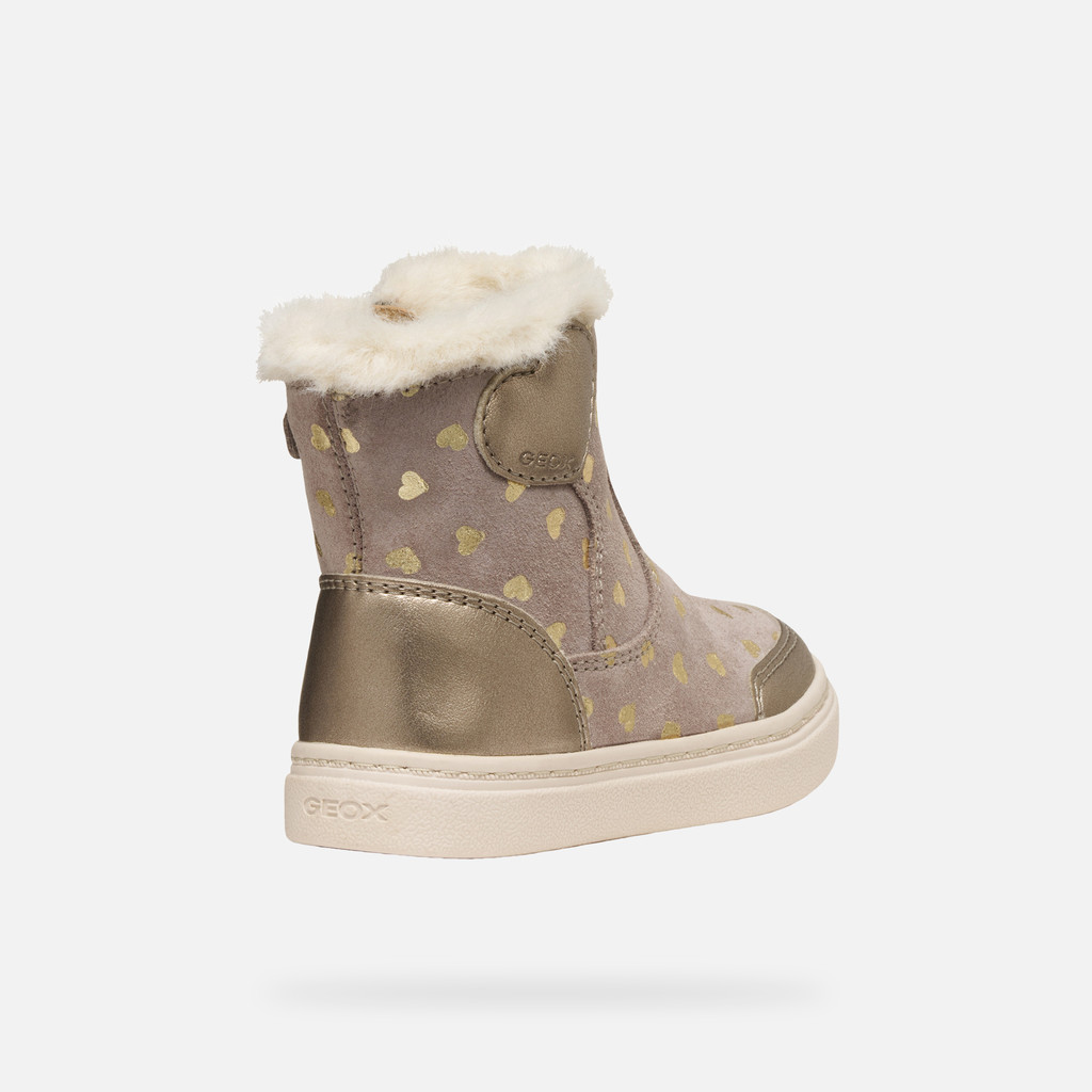 Mid calf boots NASHIK TODDLER GIRL Dark Beige - image number 4 | GEOX