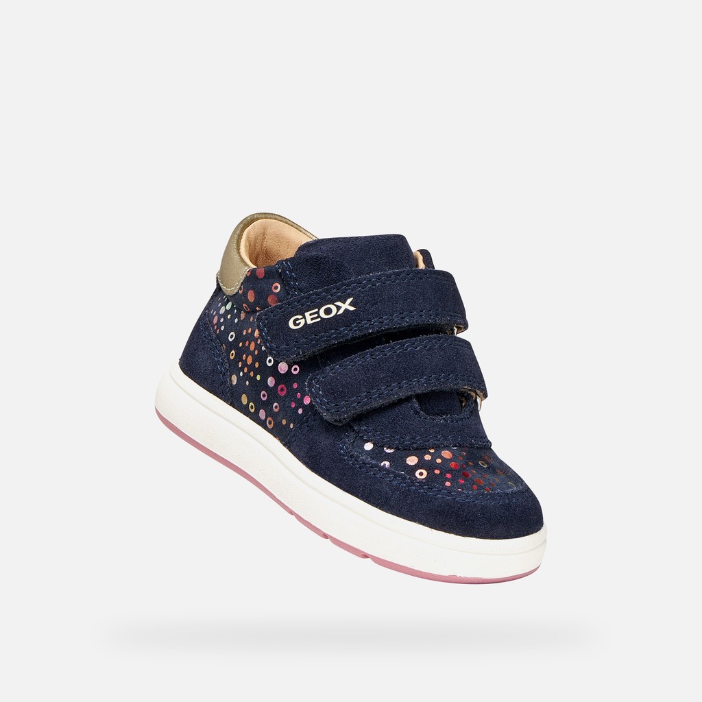 Toddler velcro shoes BIGLIA BABY GIRL Navy - image number 4 | GEOX