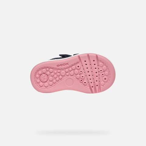 Toddler velcro shoes BIGLIA BABY GIRL Navy - image number 6 | GEOX