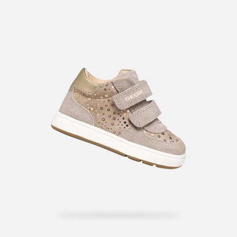 Toddler velcro shoes BIGLIA BABY GIRL Sand | GEOX