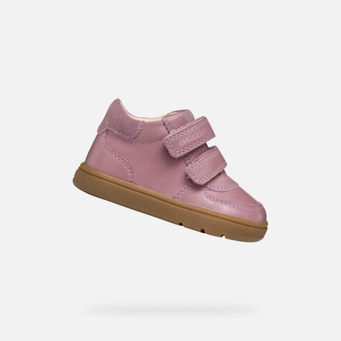 Toddler velcro shoes BIGLIA BABY GIRL Light Prune - image number 0 | GEOX