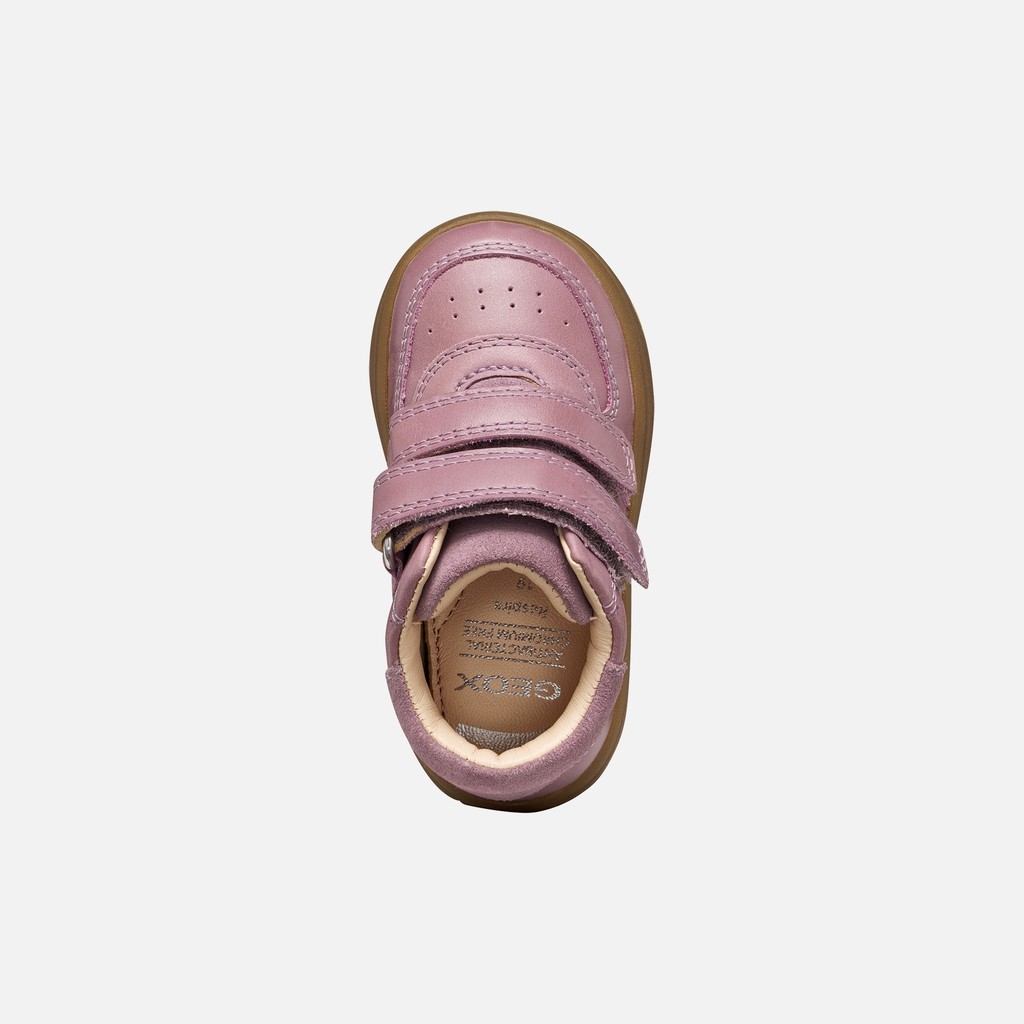 Toddler velcro shoes BIGLIA BABY GIRL Light Prune - image number 5 | GEOX