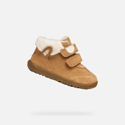 Sneakers with straps MACCHIA BABY GIRL Whisky - image number 0 | GEOX