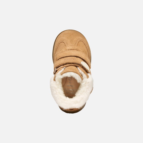 Sneakers with straps MACCHIA BABY GIRL Whisky - image number 5 | GEOX