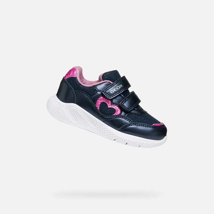 Sneakers with straps SPRINTYE BABY Navy | GEOX