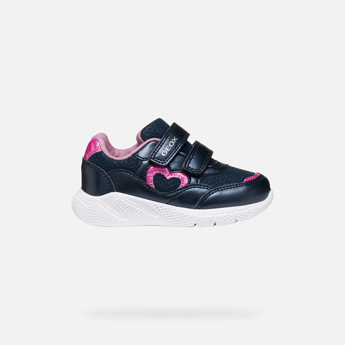 Sneakers with straps SPRINTYE BABY Navy | GEOX