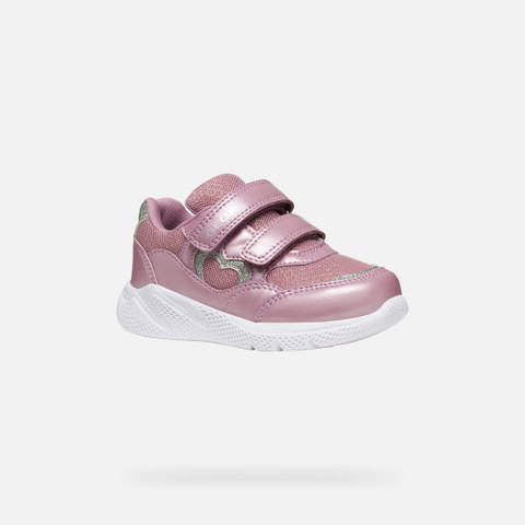 Sneakers with straps SPRINTYE BABY Rose - image number 2 | GEOX