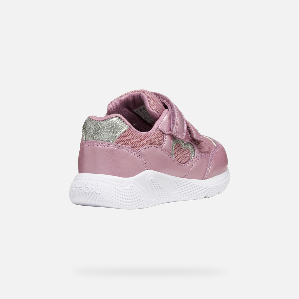 Sneakers with straps SPRINTYE BABY Rose - image number 4 | GEOX