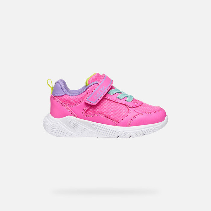 Low top sneakers SPRINTYE TODDLER GIRL Fluo fuchsia/Dark lilac | GEOX