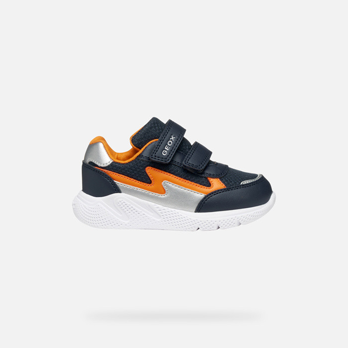 Low top sneakers SPRINTYE TODDLER Navy/Orange | GEOX