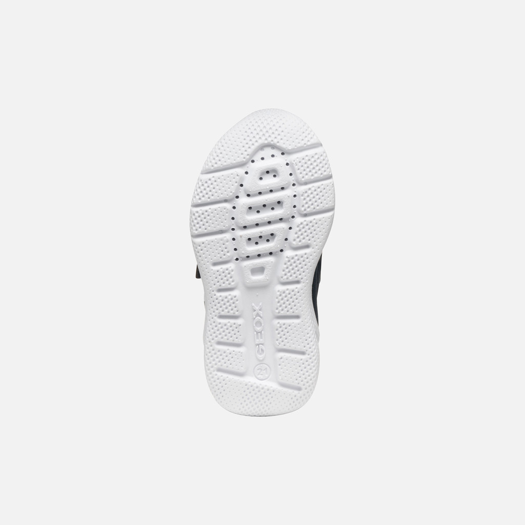 Low top sneakers SPRINTYE TODDLER Navy/Orange - image number 6 | GEOX