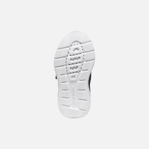 Low top sneakers SPRINTYE TODDLER Navy/Orange - image number 6 | GEOX