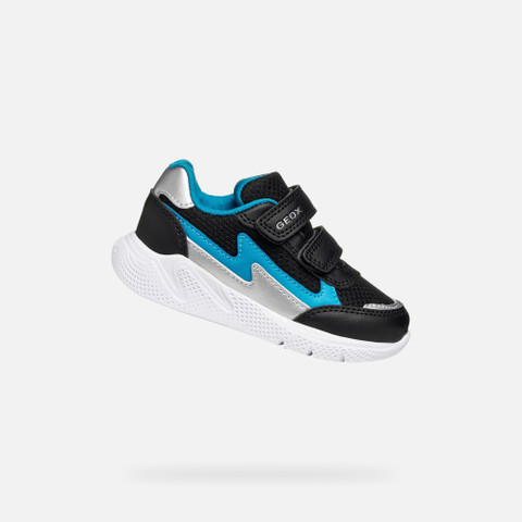 Low top sneakers SPRINTYE TODDLER Black/Sky | GEOX