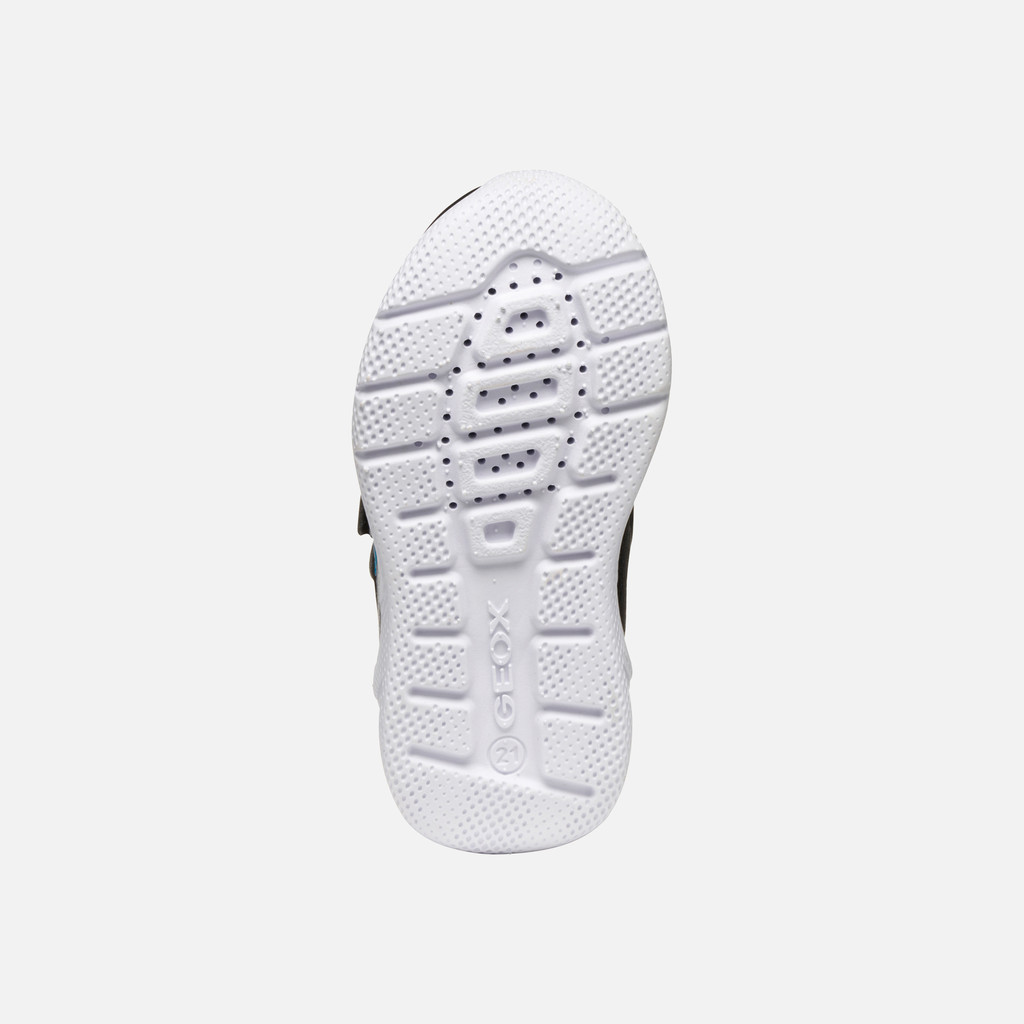 Low top sneakers SPRINTYE TODDLER Black/Sky - image number 6 | GEOX