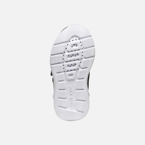 Low top sneakers SPRINTYE TODDLER Black/Sky - image number 6 | GEOX