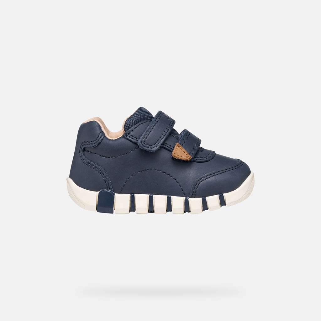 Toddler velcro shoes IUPIDOO BABY BOY Navy - image number 1 | GEOX
