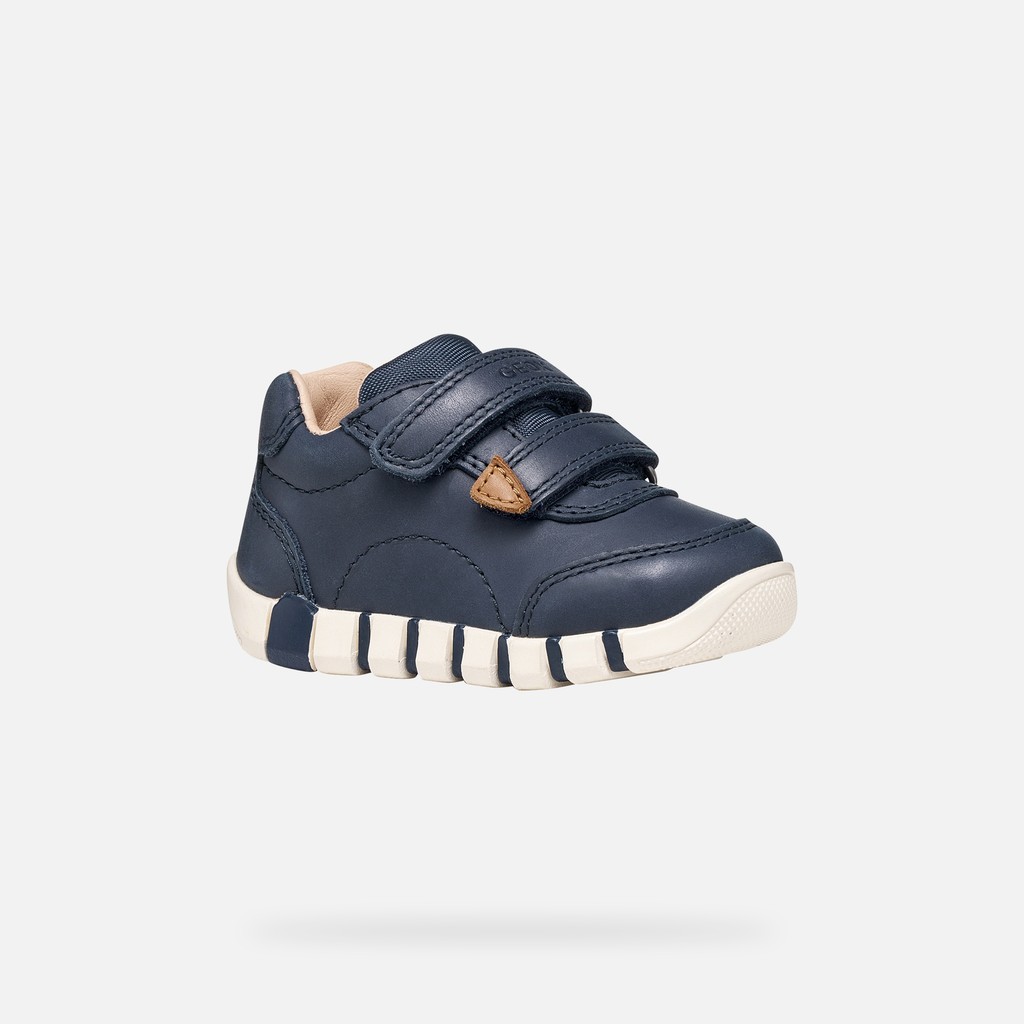Toddler velcro shoes IUPIDOO BABY BOY Navy - image number 2 | GEOX