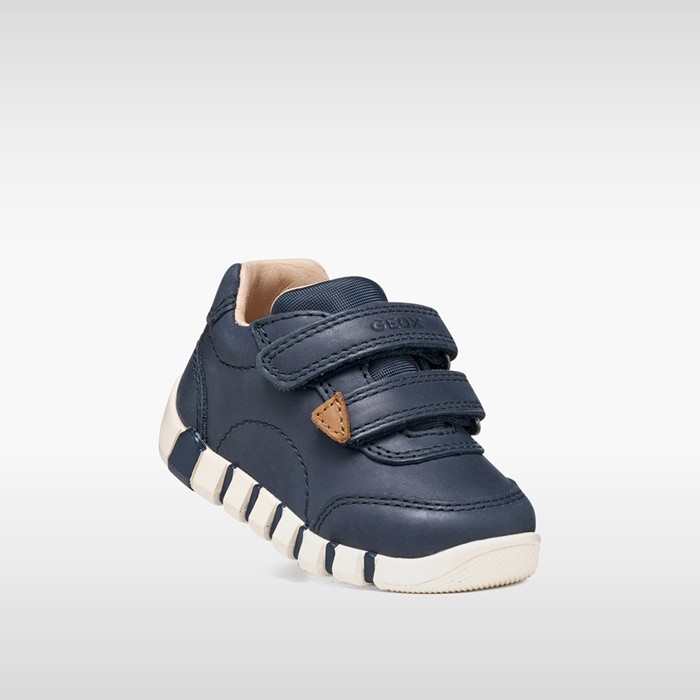 Toddler velcro shoes IUPIDOO BABY BOY Navy | GEOX