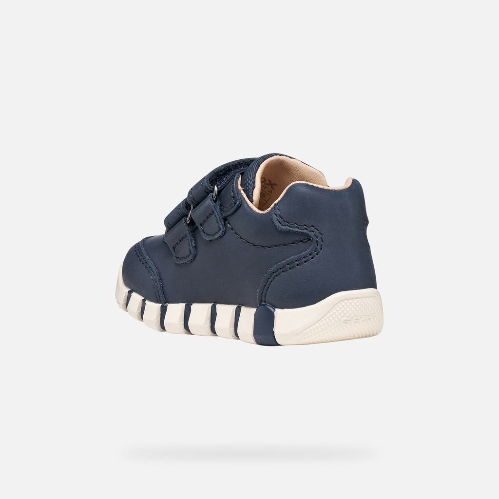 Toddler velcro shoes IUPIDOO BABY BOY Navy - image number 3 | GEOX