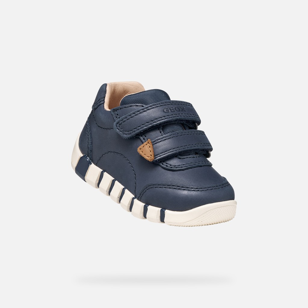Toddler velcro shoes IUPIDOO BABY BOY Navy - image number 4 | GEOX