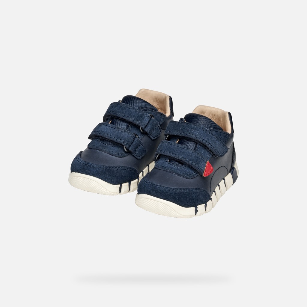Velcro shoes IUPIDOO BABY Navy/Red - image number 7 | GEOX