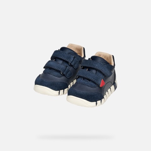 Velcro shoes IUPIDOO BABY Navy/Red - image number 7 | GEOX