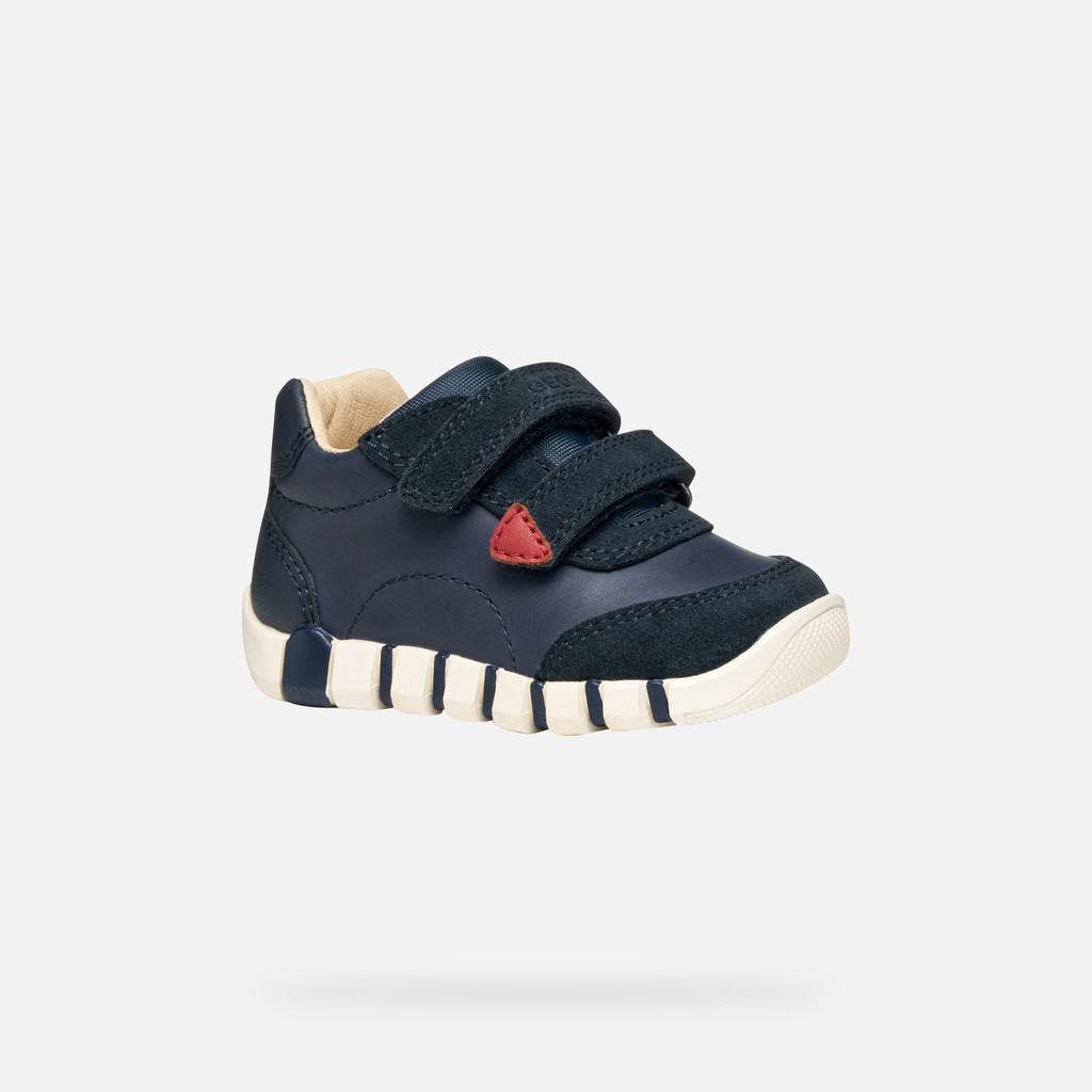Velcro shoes IUPIDOO BABY Navy/Red - image number 2 | GEOX