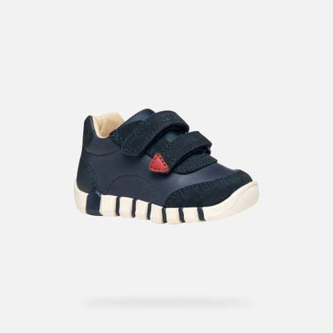 Velcro shoes IUPIDOO BABY Navy/Red - image number 2 | GEOX
