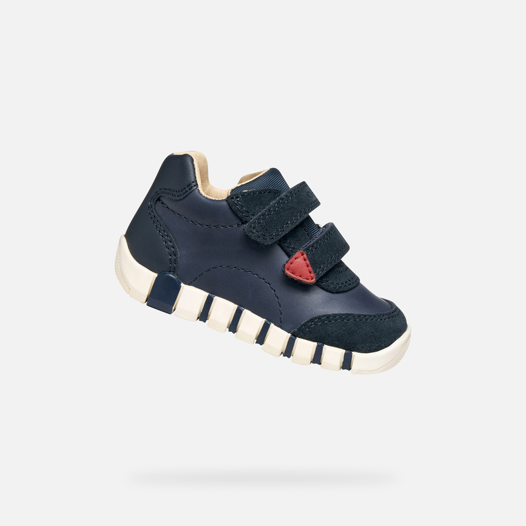 Velcro shoes IUPIDOO BABY Navy/Red - image number 0 | GEOX