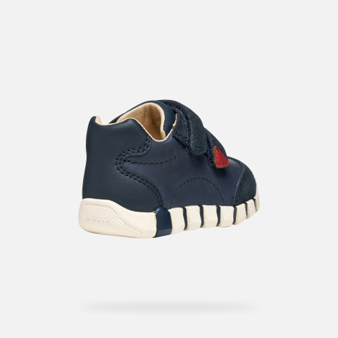 Velcro shoes IUPIDOO BABY Navy/Red - image number 4 | GEOX