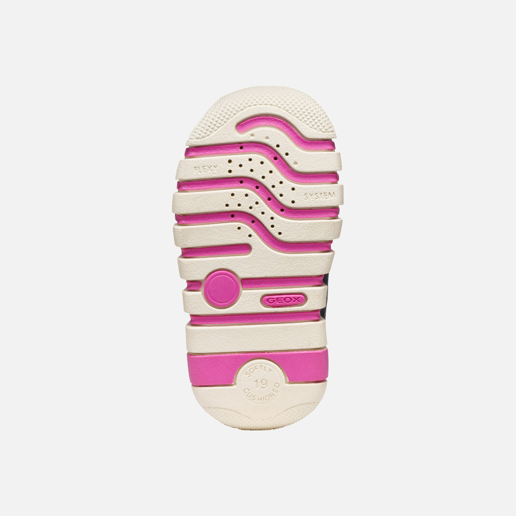 Glitter shoes IUPIDOO BABY GIRL Navy/Fuchsia - image number 6 | GEOX