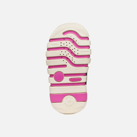 Glitter shoes IUPIDOO BABY GIRL Navy/Fuchsia - image number 6 | GEOX