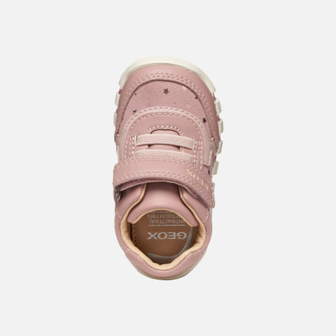 Low top sneakers IUPIDOO BABY GIRL Antique rose/Platinum - image number 5 | GEOX