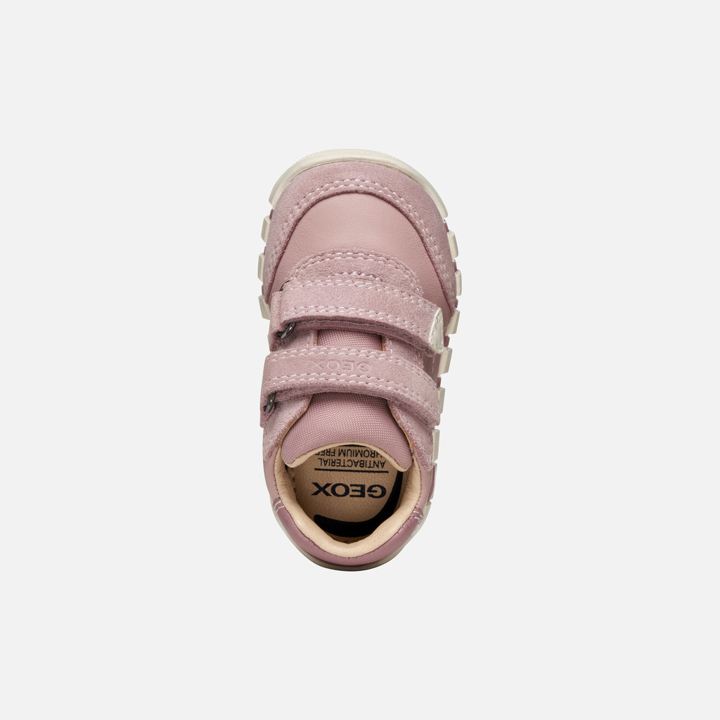 Sneakers with straps IUPIDOO BABY Antique Rose - image number 5 | GEOX