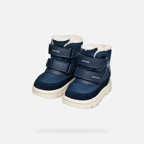 Bottes d’hiver WILLABOOM ABX PETITE FILLE Bleu marine - image number 7 | GEOX