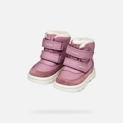 Winter boots WILLABOOM ABX TODDLER Rose Smoke - image number 7 | GEOX