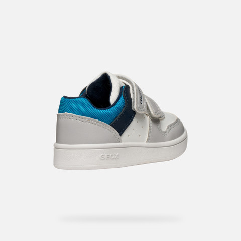 Sneakers with straps ECLYPER TODDLER BOY Pearl/Ocean - image number 4 | GEOX