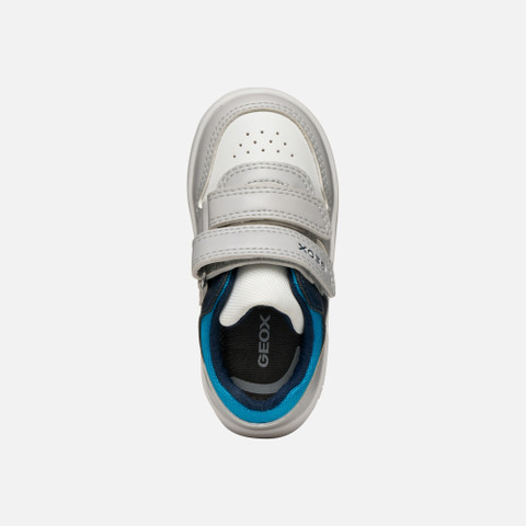 Sneakers with straps ECLYPER TODDLER BOY Pearl/Ocean - image number 5 | GEOX