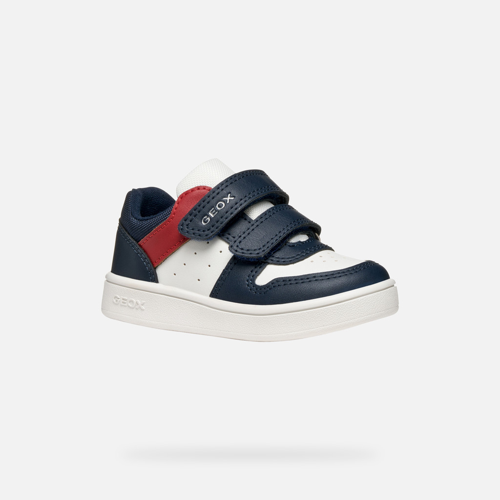 Sneakers with straps ECLYPER TODDLER Navy/White - image number 2 | GEOX
