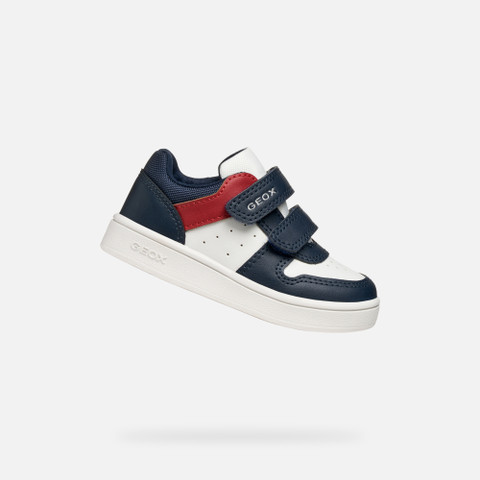 Sneakers with straps ECLYPER TODDLER Navy/White - image number 0 | GEOX