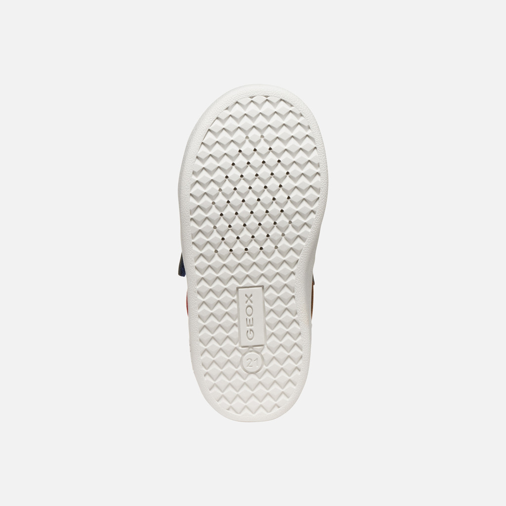 Sneakers with straps ECLYPER TODDLER Navy/White - image number 6 | GEOX