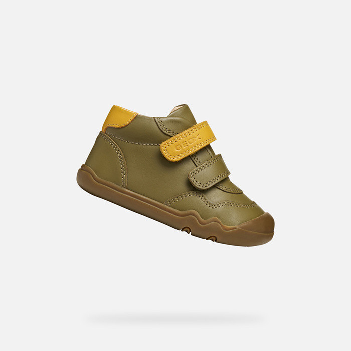 Barefoot STEPPIEUP KLEINKIND JUNGE Pistazie/Ocker | GEOX
