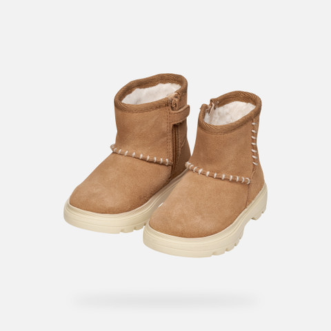 Winter boots KIDDARTAH TODDLER GIRL Whisky - image number 7 | GEOX